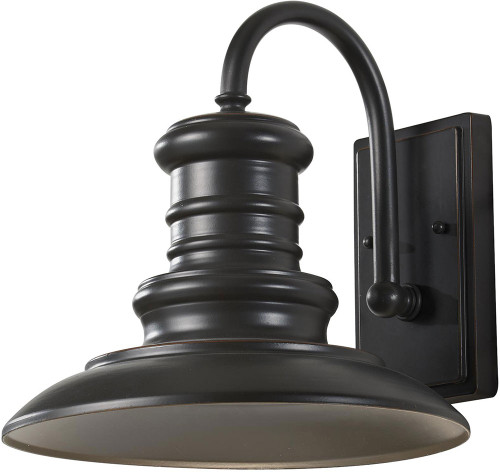 Generation Lighting OL8601RSZ-L1 Redding Station Restoration Bronze LED Exterior 12" Sconce Lighting