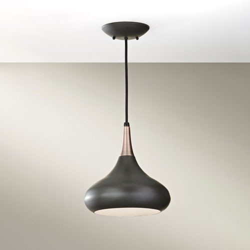 Generation Lighting P1253DBZ Belle Modern Dark Bronze Mini Hanging Lamp