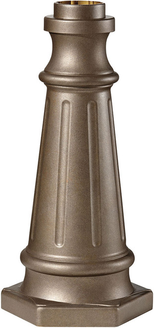 Generation Lighting POSTBASE CB Outdoor Post Base Corinthian Bronze Post Mount