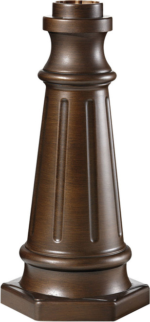 Generation Lighting POSTBASE HTBZ Outdoor Post Base Heritage Bronze Post Mount
