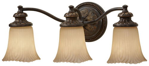 Generation Lighting VS19503-GBZ Emma 3 Lamp 21 Inch Wide Bronze Bathroom Vanity Lighting