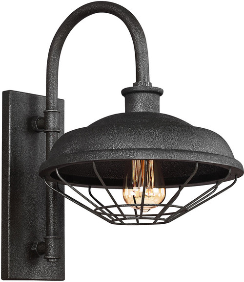 Generation Lighting WB1828SGM Lennex Vintage Slated Grey Metal Indoor / Outdoor Lighting Sconce