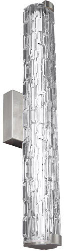 Visual Comfort Studio WB1869SNL1 Cutler Modern Satin Nickel LED 24" Bathroom Sconce