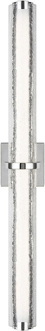 Visual Comfort Studio WB1878CH-L1 Cutler Modern Chrome LED 36" Bathroom Sconce
