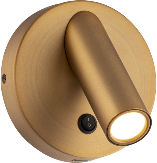Modern Forms BL-46305-AB Aspire Contemporary Aged Brass LED Wall Lighting