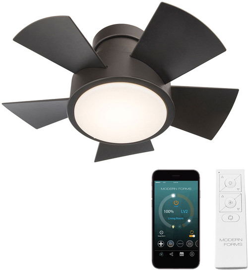 Modern Forms FH-W1802-26L-BZ Vox Bronze LED Indoor / Outdoor 26" Home Ceiling Fan