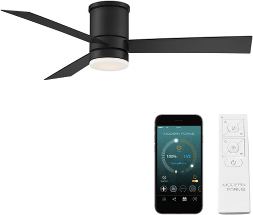 Modern Forms FH-W1803-52L-MB Axis Matte Black LED Interior / Exterior 52" Ceiling Fan