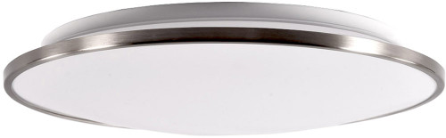 Modern Forms FM-4514-BN Puck Contemporary Brushed Nickel LED Ceiling Light Fixture