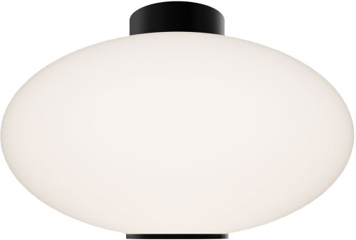 Modern Forms FM-72322-BK Illusion Modern Powder Coated Black LED Flush Mount Light Fixture