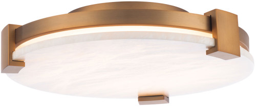 Modern Forms FM-60217-AB Catalonia Contemporary Aged Brass LED 16.75" Flush Mount Ceiling Light Fixture