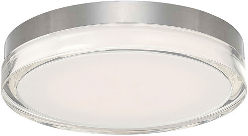 Modern Forms FM-W44812-SS Pi Contemporary Stainless Steel LED 12" Flush Ceiling Light Fixture