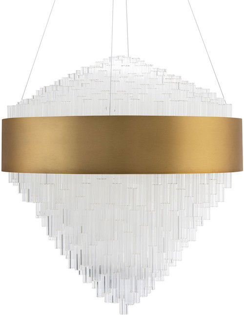 Modern Forms PD-30126-AB Luzerne Modern Aged Brass LED Drop Lighting Fixture