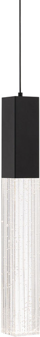 Modern Forms PD-30816-BK Cinema Modern Powder Coated Black LED Mini Drop Ceiling Lighting