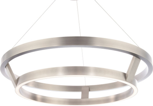 Modern Forms PD-32242-BN Imperial Contemporary Brushed Nickel LED Lighting Pendant