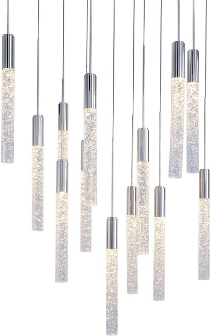 Modern Forms PD-35613S-PN Magic Contemporary Polished Nickel LED Multi Pendant Lamp