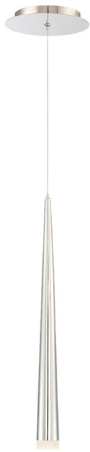 Modern Forms PD-41819-PN Cascade Contemporary Polished Nickel LED Mini Ceiling Light Pendant