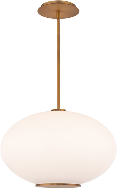 Modern Forms PD-72316-AB Illusion Modern Aged Brass LED 16" Pendant Light
