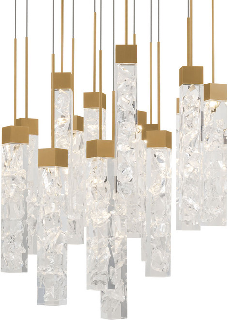 Modern Forms PD-78015R-AB Minx Modern Aged Brass LED Multi Lighting Pendant