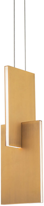 Modern Forms PD-79014-AB Amari Modern Aged Brass LED Mini Pendant Lamp