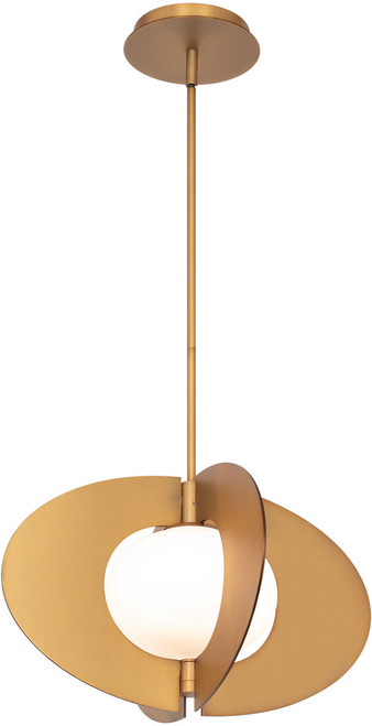 Modern Forms PD-94316-AB Echelon Modern Aged Brass LED Hanging Light