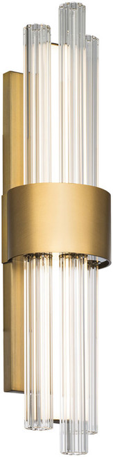 Modern Forms WS-30118-AB Luzerne Modern Aged Brass LED 18" Bathroom Lighting Fixture