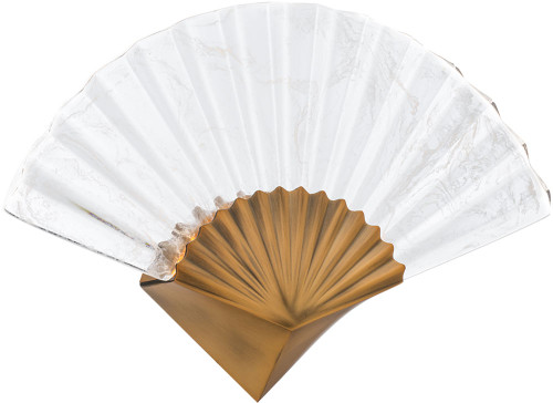 Modern Forms WS-26417-AB Sensu Contemporary Aged Brass LED Wall Light Sconce