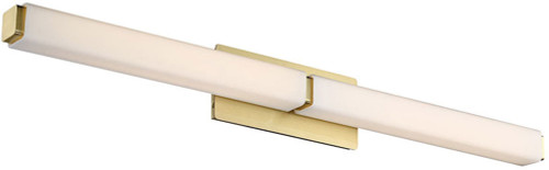 Modern Forms WS-3139-BR Vogue Contemporary Brushed Brass LED 39" Bathroom Sconce Lighting