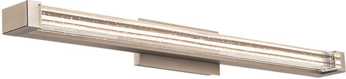 Modern Forms WS-3527-BN Skein Contemporary Electroplated Brushed Nickel LED 27" Bathroom Wall Sconce