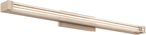 Modern Forms WS-3533-BN Skein Contemporary Electroplated Brushed Nickel LED 33" Bathroom Sconce