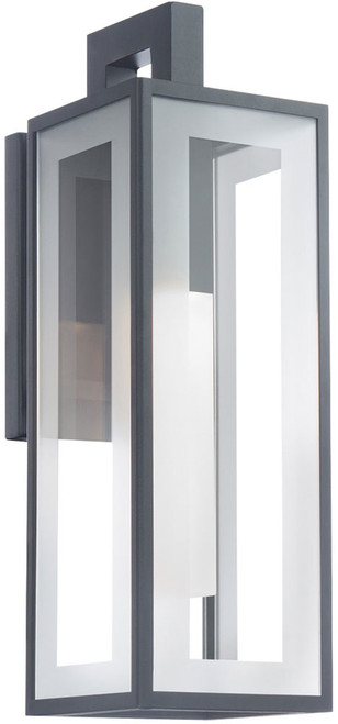 Modern Forms WS-W24218-BK Cambridge Modern Black LED Outdoor Wall Sconce Lighting