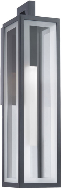 Modern Forms WS-W24225-BK Cambridge Contemporary Black LED Exterior Lighting Sconce