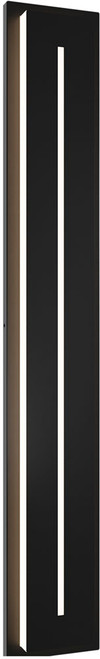 Modern Forms WS-W66246-BK Midnight Modern Powder Coated Black LED 46" Outdoor Lighting Sconce