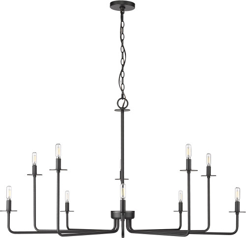 Millennium 12510-MB Marceline Modern Matte Black Lighting Chandelier