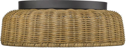 Millennium 14202-MB Matte Black Flush Mount Ceiling Light Fixture