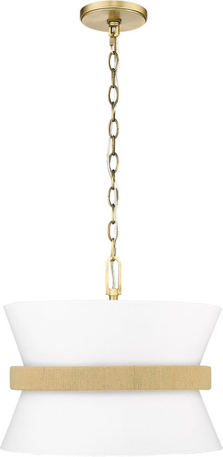 Millennium 20503-VB Kimbry Contemporary Vintage Brass Pendant Hanging Light