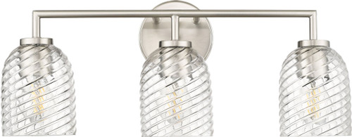 Millennium 22203-BN Catania Modern Brushed Nickel 3-Light Lighting For Bathroom