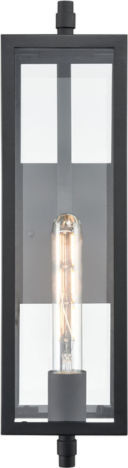 Millennium 230101-TBK Messi Modern Textured Black Outdoor Light Sconce