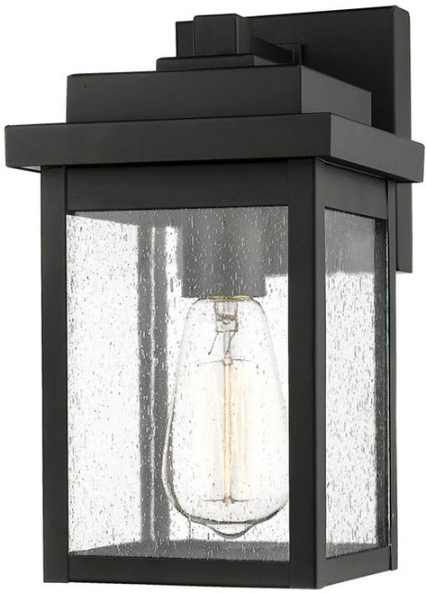 Millennium 2661-PBK Belle Chasse Powder Coat Black Exterior 8" Wall Light Sconce