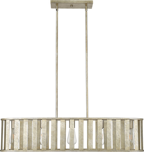 Millennium 27105-AS Stella Contemporary Antique Silver Kitchen Island Light