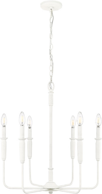 Millennium 29306-TWH Savanne Modern Textured White Mini Chandelier Lamp