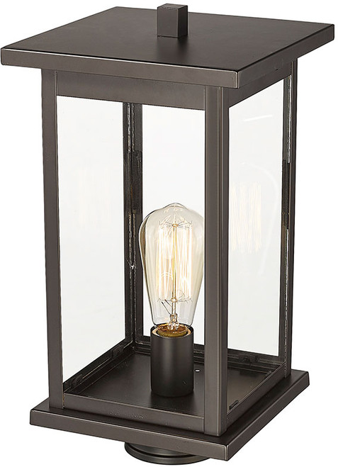 Millennium 4124-PBZ Bowton Powder Coated Bronze Outdoor Pole Lighting Fixture