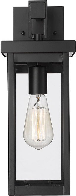 Millennium 42601-PBK Barkeley Powder Coated Black 16" Outdoor Wall Lighting