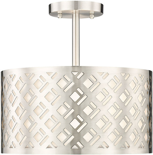 Millennium 4292-BN Gracelan Modern Brushed Nickel Flush Lighting