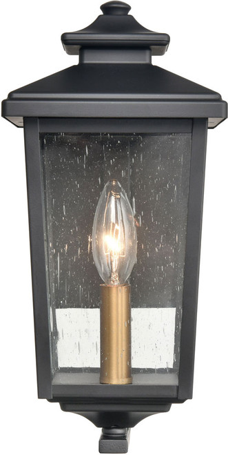 Millennium 4641-PBK Eldrick Powder Coated Black Exterior Light Sconce