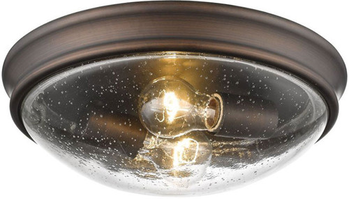 Millennium 5228-RBZ Rubbed Bronze 12" Flush Lighting