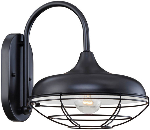 Millennium RLM 5441-SB R Series Modern Satin Black Outdoor Light Sconce
