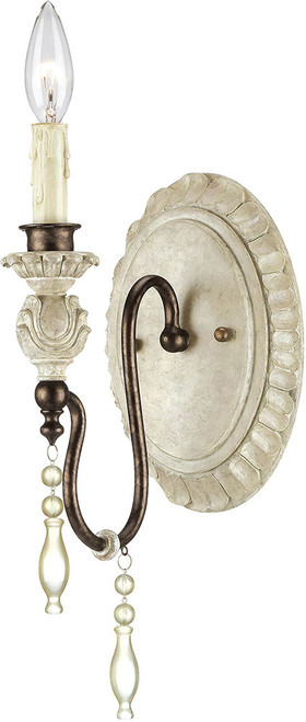 Millennium 7301-AW/BZ Denise Modern Antique White and Bronze Wall Lighting