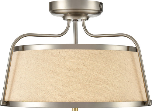 Millennium 78201-BN Brushed Nickel LED Flush Mount Lighting