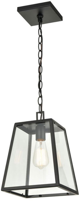 Millennium 8011-PBK Grant Powder Coat Black Exterior 9" Drop Ceiling Lighting