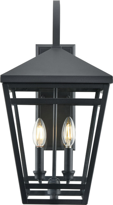 Millennium 82103-TBK Seager Textured Black Outdoor Wall Sconce Lighting